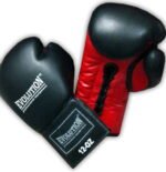 Natural leather boxing gloves