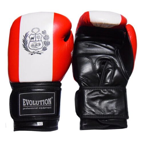 Peru Flag Boxing Gloves Evolution Pro Equipment