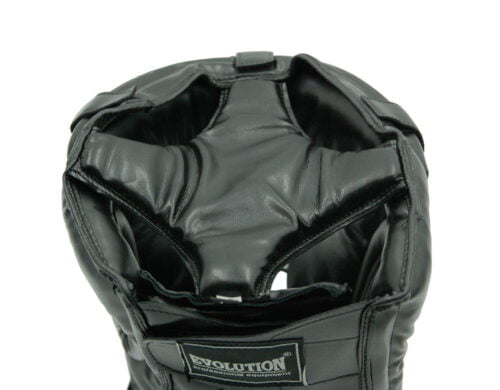 MMA Head Guard with Metal Mask Natural